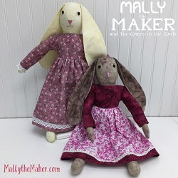 rabbit bunny doll sewing pattern